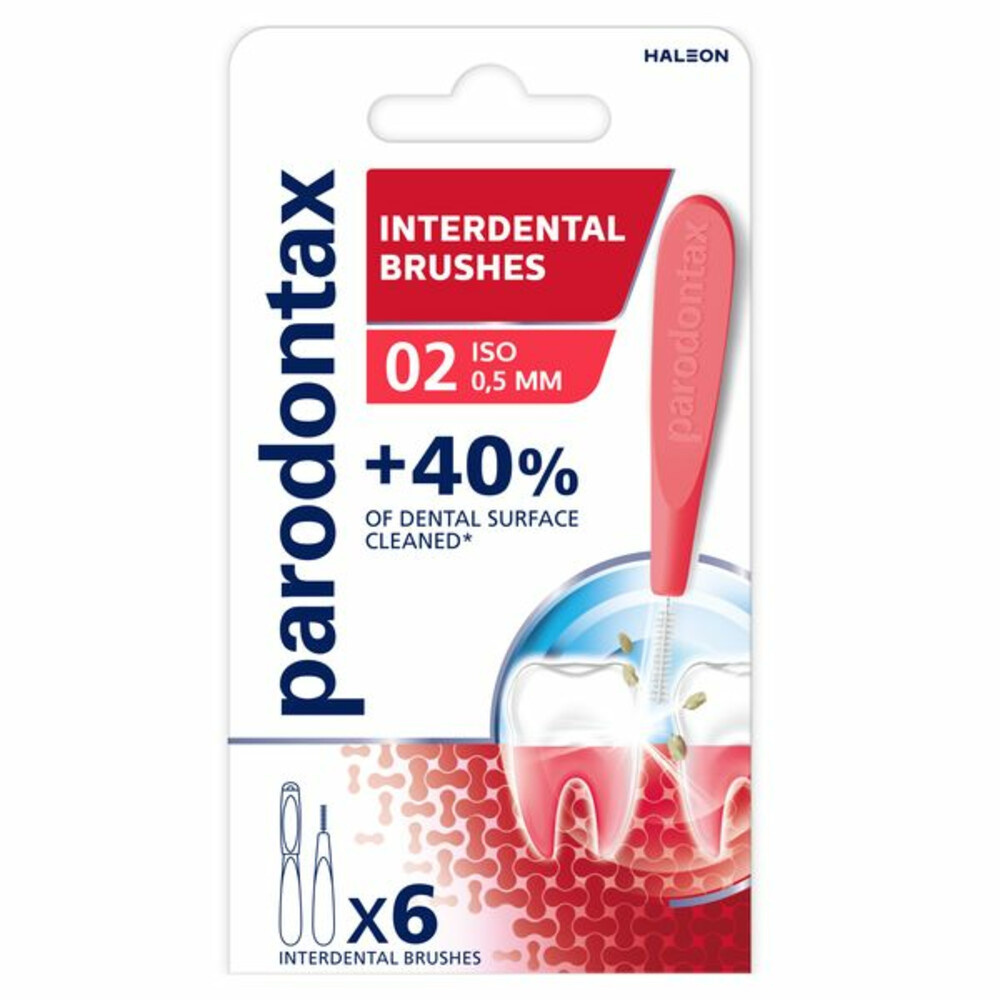 Parodontax Interdentale Ragers 0,5 mm – Maat 2 | 6 stuks