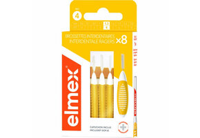 Elmex Interdentale Ragers 1,3 mm | Maat 4 Geel | 8 stuks