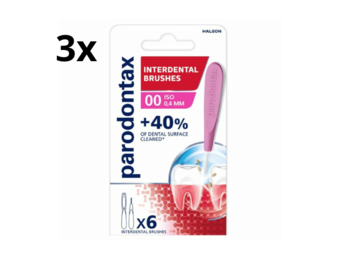 Parodontax Interdentale Ragers 0.4 mm – Maat 0 - 3 x 6 stuks - Voordeelverpakking