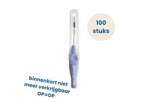 Interprox Ragers Premium Cylindrical 3,5 mm Lichtblauw | 100 stuks | Voordeelverpakking