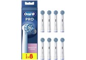 Oral B PRO Sensitive Clean Opzetborstels Wit | 8 stuks