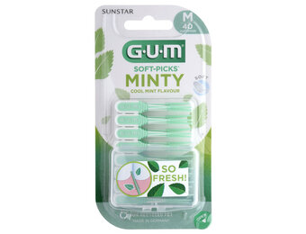 GUM Soft-Picks Minty Medium - 40 stuks
