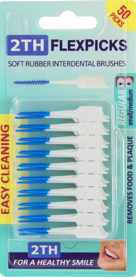 2TH Flexpicks Rubberen Tandenstokers - 50 stuks