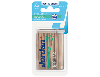 Jordan Double Ended Regular Tandenstokers - 100 stuks