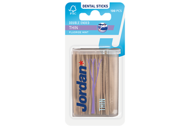 Jordan Double Ended Tandenstokers Dun - 100 stuks