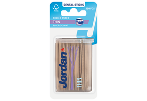 Jordan Double Ended Tandenstokers Dun - 100 stuks