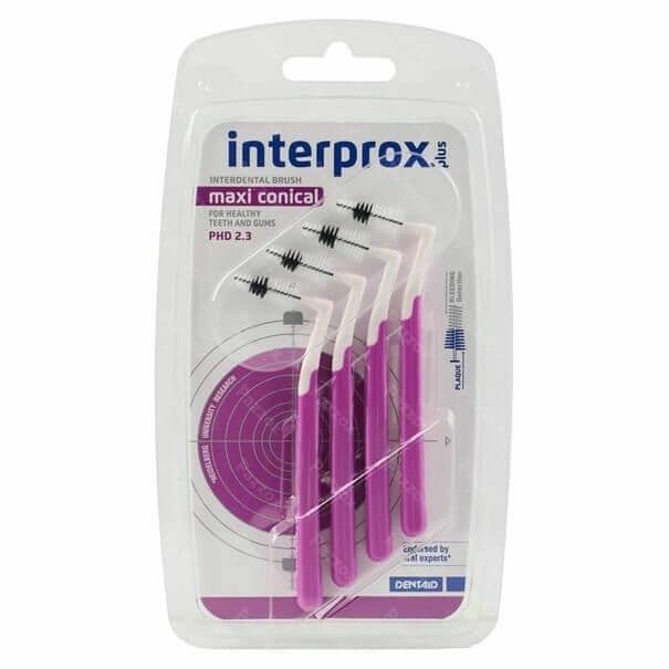 Interprox Plus Maxi Conical Paars PHD 2.3 - 3 x 4 stuks - Voordeelverpakking