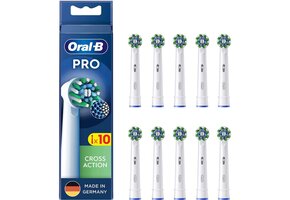 Oral B PRO Cross Action Opzetborstels  Wit | 10 stuks
