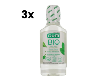 GUM BIO Mondspoelmiddel - 3 x 300 ml - Voordeelverpakking
