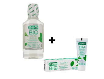 GUM BIO Voordeelverpakking - Mondwater + Tandpasta