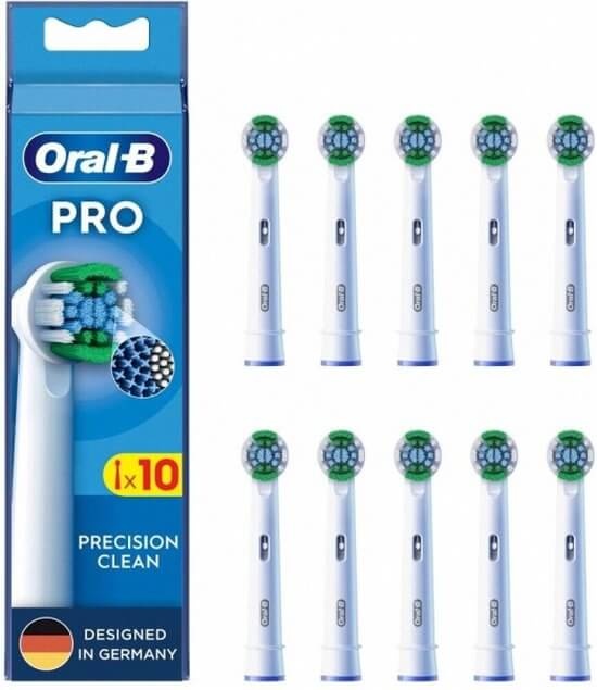 Oral B PRO Precision Clean Opzetborstels Wit | 10 stuks
