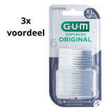 GUM Soft-Picks Original X-Large | 3 x 40 stuks | Voordeelverpakking
