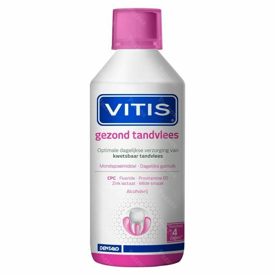 Vitis Gezond Tandvlees Mondspoelmiddel | 500 ml (Tweedekans)