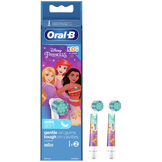 Oral-B Stages Power Kids Opzetborstels Princess - 2 stuks