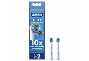 Oral B PRO Precision Clean Opzetborstels Wit | 2 stuks