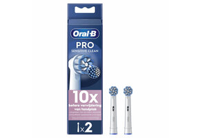 Oral B PRO Sensitive Clean Opzetborstels Wit | 2 stuks