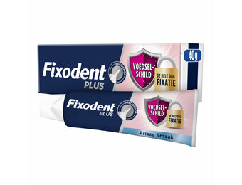 Fixodent Food Barrier Frisse Smaak Kleefpasta 40 gram | Nieuwe formule 2025