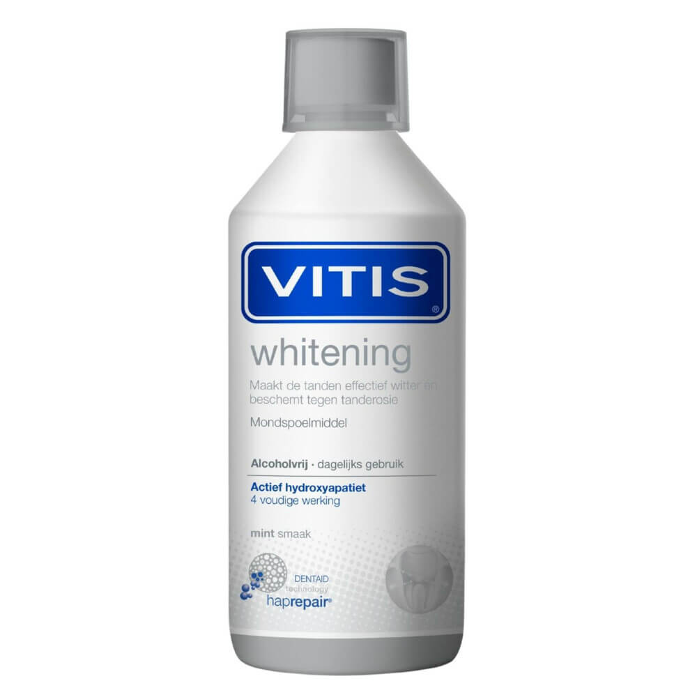 Vitis Whitening Mondspoelmiddel | 500 ml (Tweedekans)