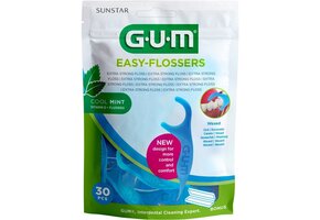 GUM Easy Flossers Cool Mint | 30 stuks