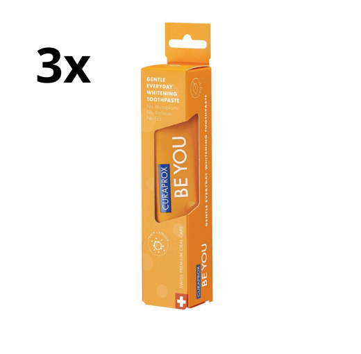 Curaprox Be You Tandpasta Pure Happiness - 3 x 60 ml - Voordeelverpakking