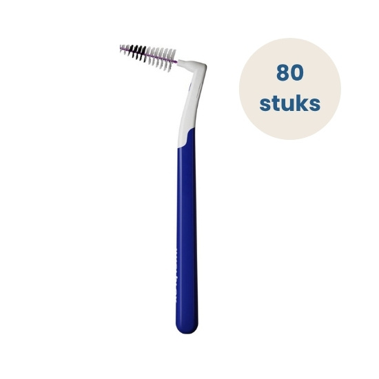 Interprox Plus Ragers Super Conical PHD 2.0 Donkerblauw | 80 stuks | Voordeelverpakking