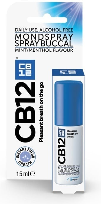 CB12 Munt Alcoholvrije Mondspray 15 ml