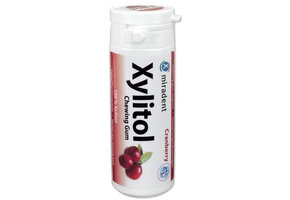 Miradent Xylitol Kauwgom | Cranberry | 30 stuks