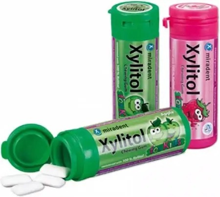 Miradent Xylitol Kauwgom | Appel | 30 stuks