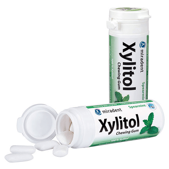 Miradent Xylitol Kauwgom | Groene Munt | 30 stuks