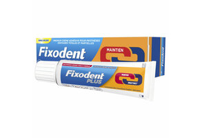 Fixodent Plus Dual Power Premium Kleefpasta | 40 gram | Verbeterde formule 2022