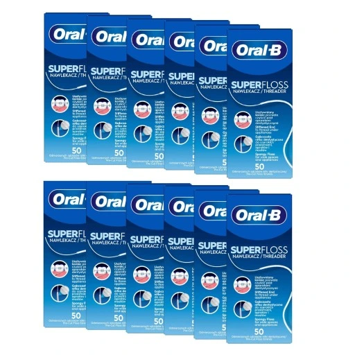 Oral-B Superfloss | 12 stuks | Voordeelverpakking