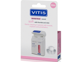 Vitis Dental Floss Soft Waxed - 50m