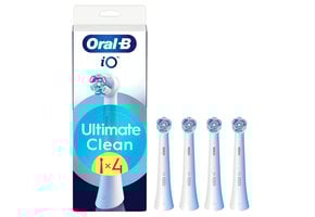 Oral B iO Ultimate Clean Opzetborstels | Wit  | 4 stuks