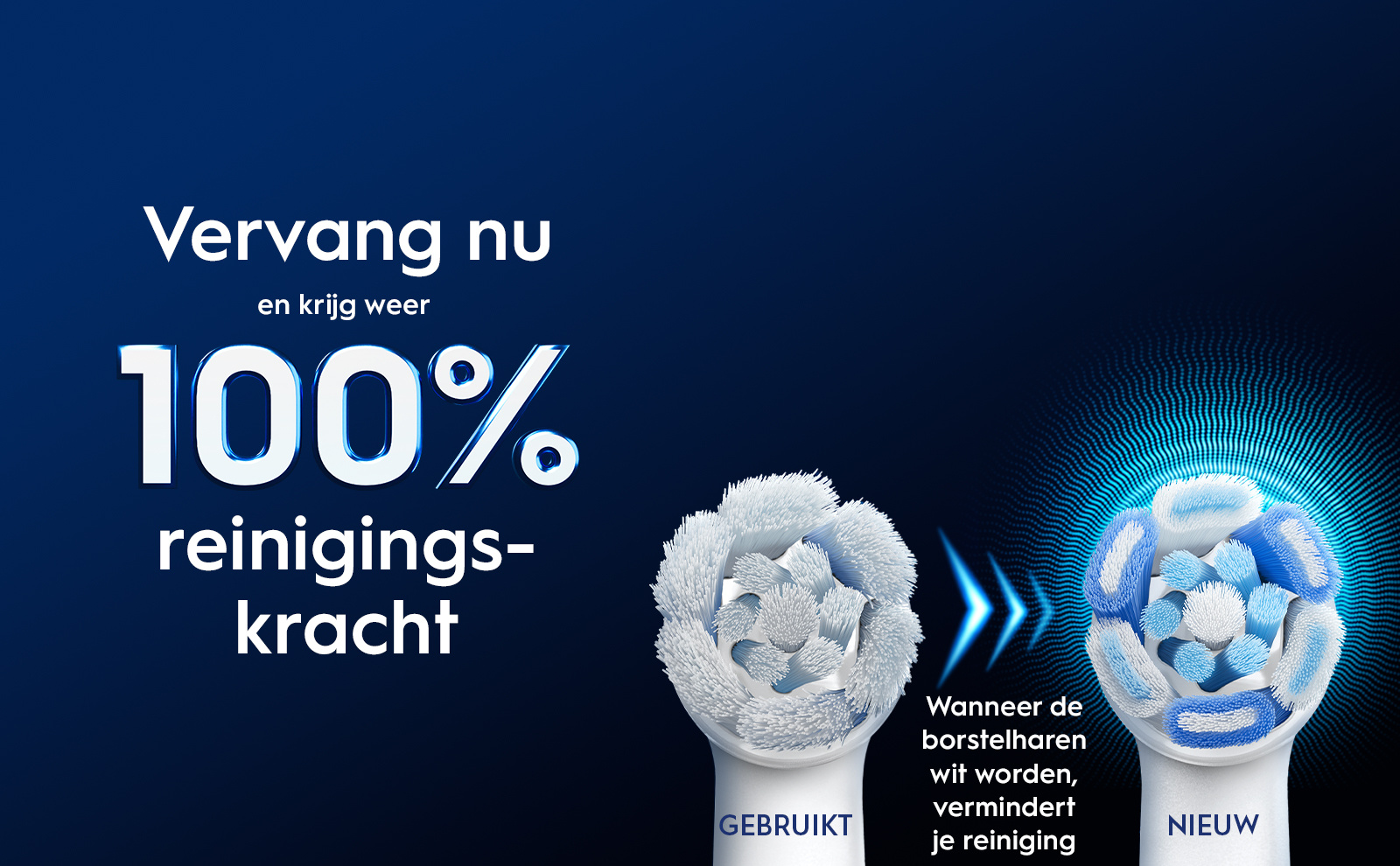 Oral B iO Ultimate Clean Opzetborstels | 4 stuks