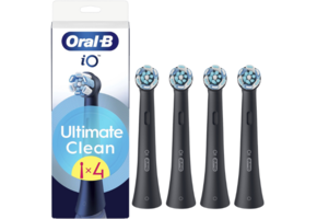 Oral-B iO Ultimate Clean Opzetborstels | Zwart | 4 stuks