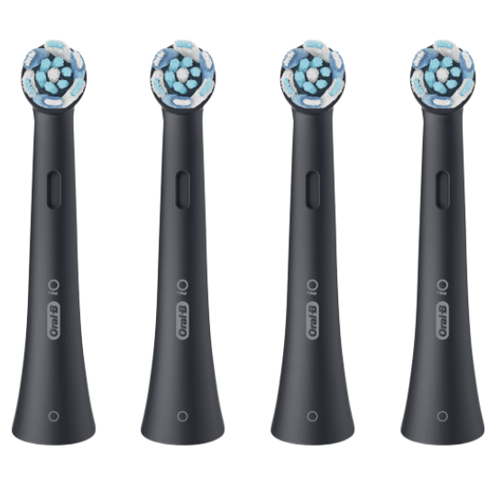 Oral-B iO Ultimate Clean Opzetborstels | Zwart | 4 stuks