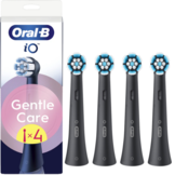 Oral B iO Gentle Care Opzetborstels – Zwart | 4 stuks