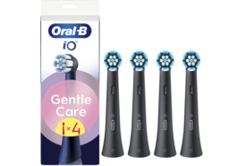 Oral B iO Gentle Care Opzetborstels – Zwart | 4 stuks
