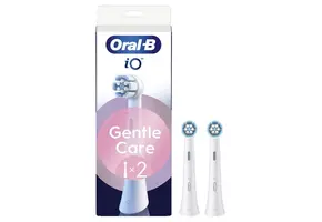 Oral B iO Gentle Care Opzetborstels | Wit | 2 stuks