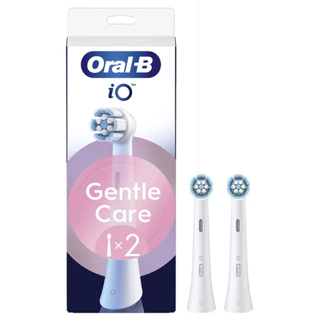 Oral B iO Gentle Care Opzetborstels | Wit | 2 stuks