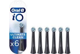 Oral-B iO Ultimate Clean Opzetborstels | Zwart | 6 stuks