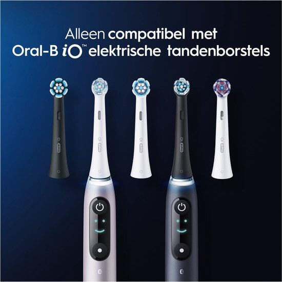 Oral-B iO Ultimate Clean Opzetborstels | Zwart | 6 stuks