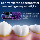 Oral-B iO Radiant White Opzetborstels | Zwart | 4 stuks