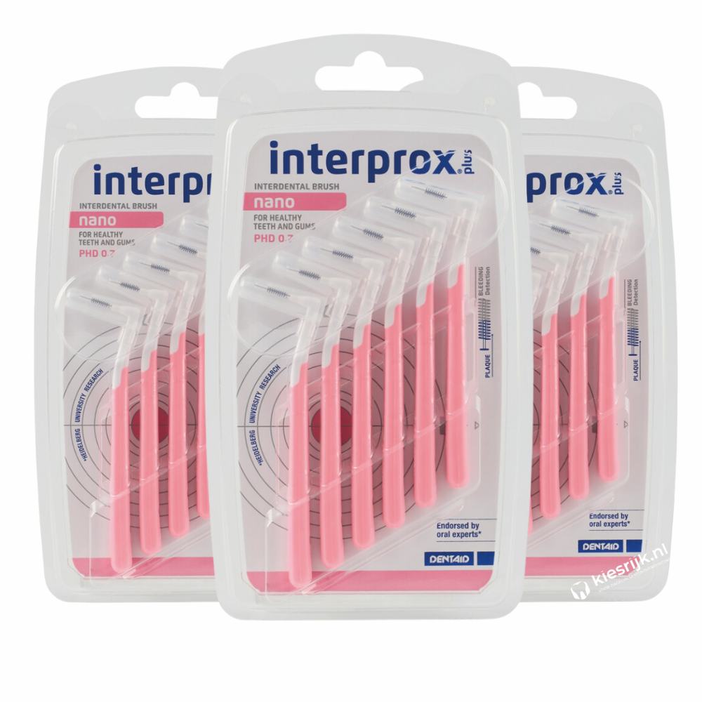 Interprox Plus Nano PHD 0.7 Roze | 18 ragers | Voordeelverpakking
