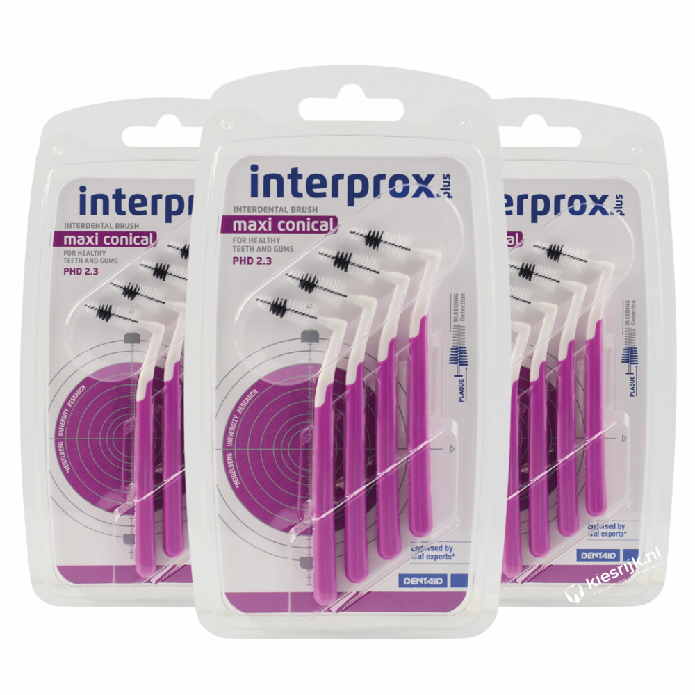 Interprox Plus Ragers Maxi Conical PHD 2.3 Paars - 12 stuks  - Voordeelverpakking