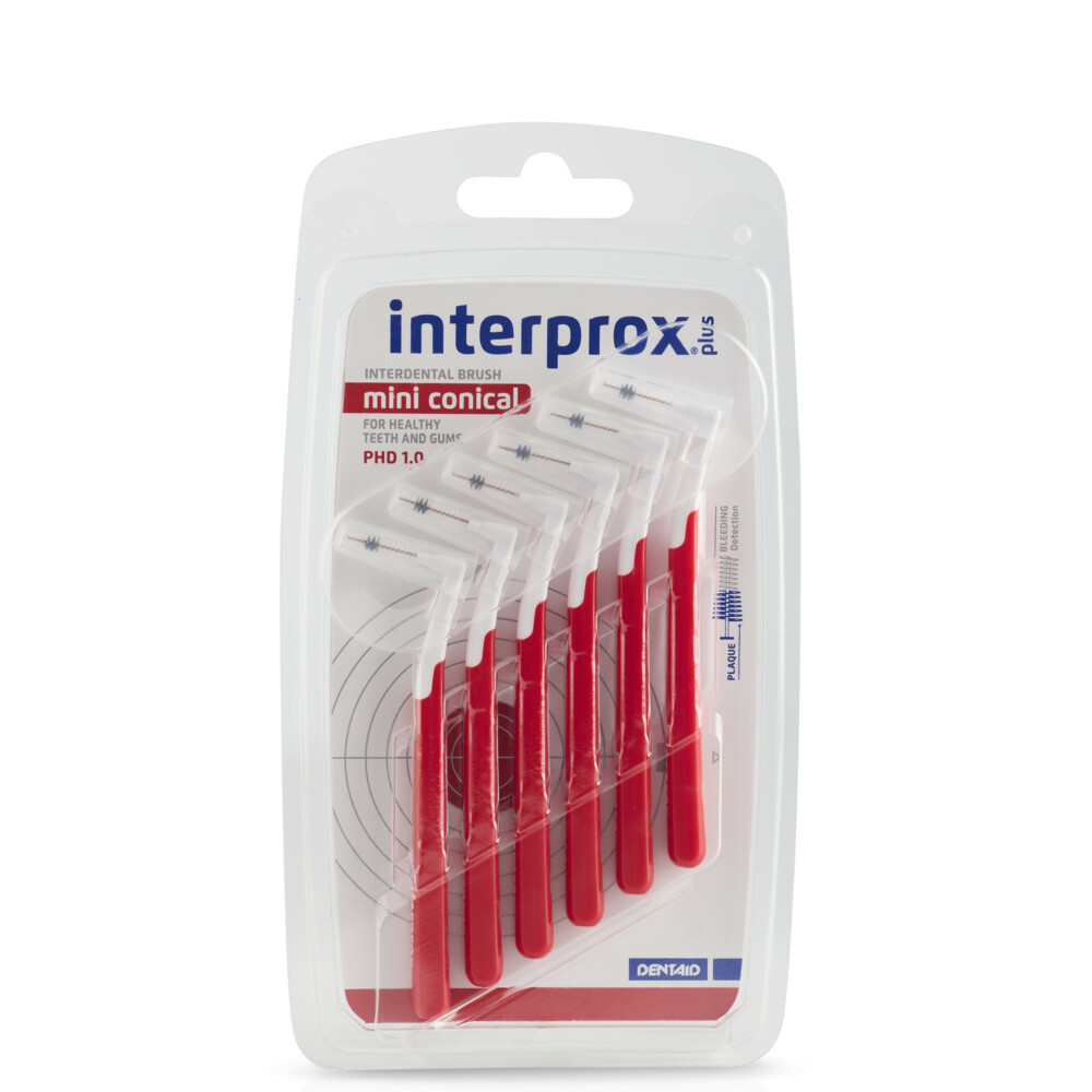Interprox Plus Mini Conical PHD 1.2 Rood | 6 stuks