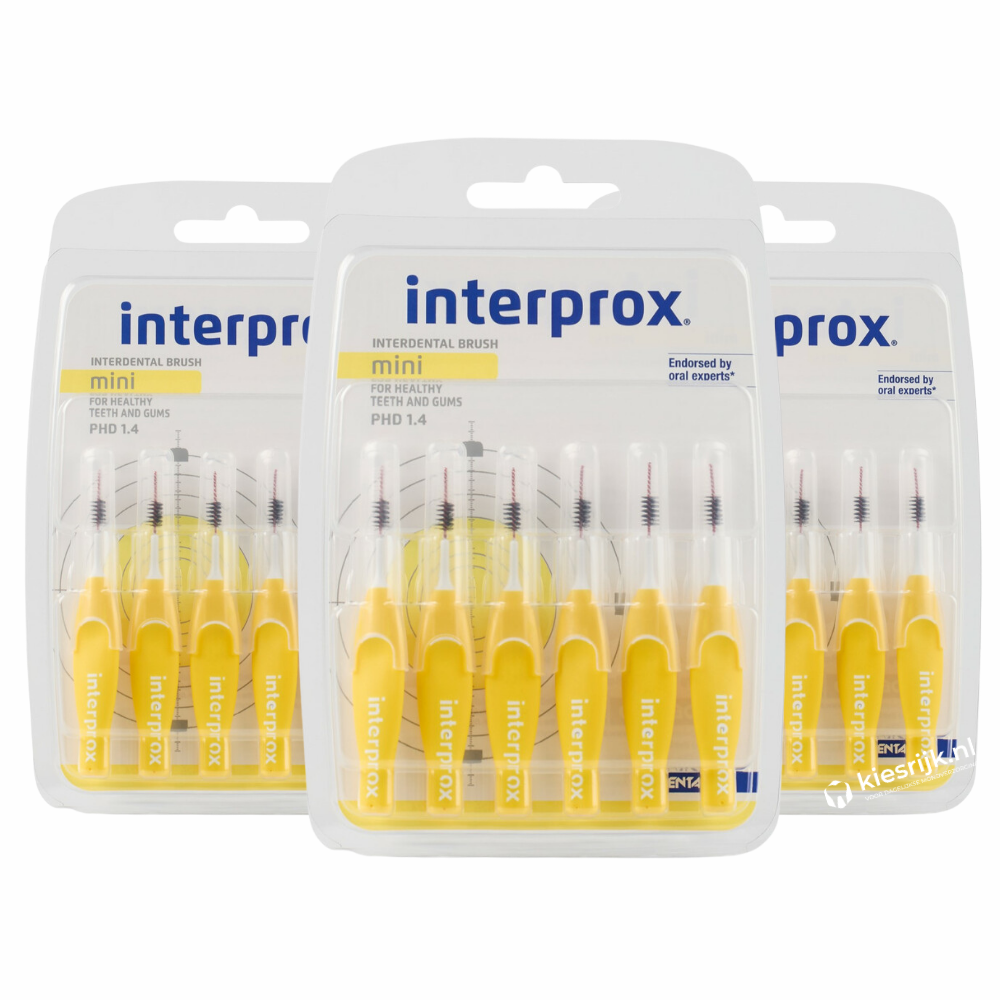 Interprox Ragers Mini PHD 1.4 Geel | 18 ragers | Voordeelverpakking