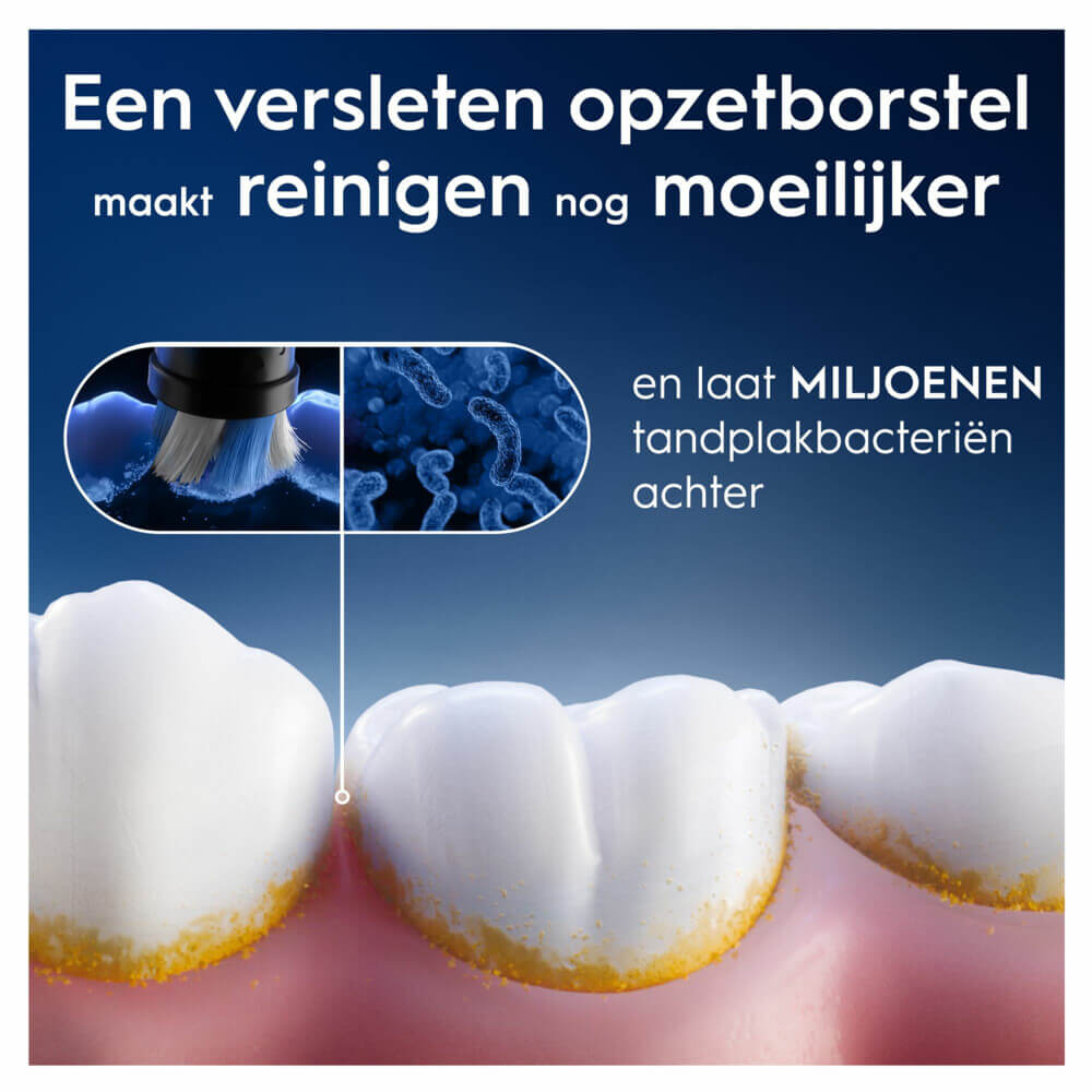 Oral-B iO Ultimate Clean Opzetborstels | Wit | 6 stuks