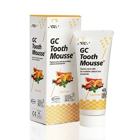 GC Tooth Mousse Tutti Frutti - 2 stuks - Voordeelverpakking