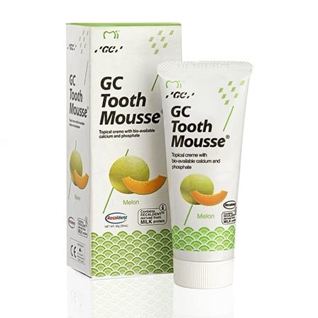 GC Tooth Mousse Meloen - 4 stuks - Voordeelverpakking
